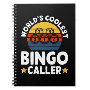 Weltweit coolster Bingo-Ansager Notizblock