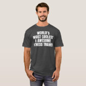Weltweit coolster Fitnesstrainer T-Shirt (Vorne ganz)