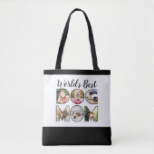 Weltweit das beste Dog-Mama-Zitat Modernes 6-Foto- Tasche (Vorderseite)