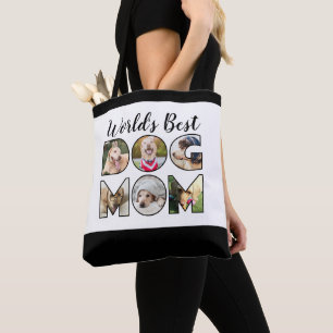 Weltweit das beste Dog-Mama-Zitat Modernes 6-Foto- Tasche