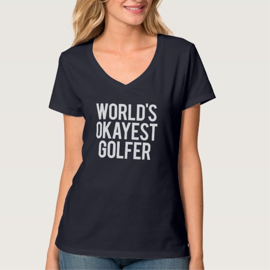Weltweit das beste Golfer-Spaß-Geschenk T-Shirt (Vorderseite)
