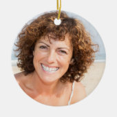 Weltweit das beste Mama-Definition-Foto der Mama Keramik Ornament (Vorne)