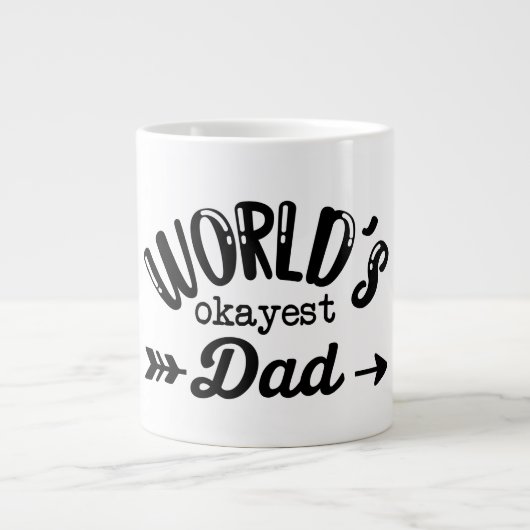 Weltweit das beste Papa-Geschenk für Vater Jumbo-Tasse (Vorderseite)