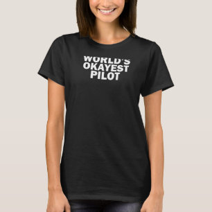 Weltweit das beste Pilotprogramm, der lustige Pilo T-Shirt