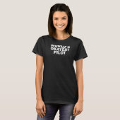 Weltweit das beste Pilotprogramm, der lustige Pilo T-Shirt (Vorne ganz)