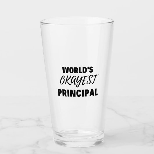Weltweit das beste Prinzip 2 Glas (Vorderseite)