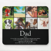 Weltweit das beste Vater Pater Definition Foto Bla Mousepad (Vorne)