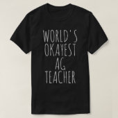 Weltweit der beste Ag-Lehrer T-Shirt (Design vorne)