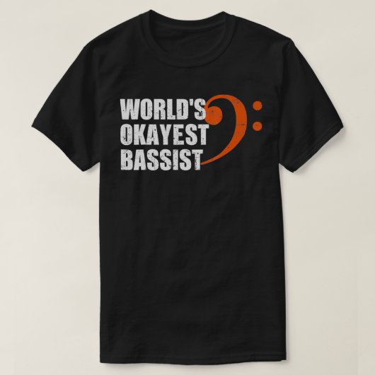 Weltweit der beste Bassist T-Shirt (Design vorne)