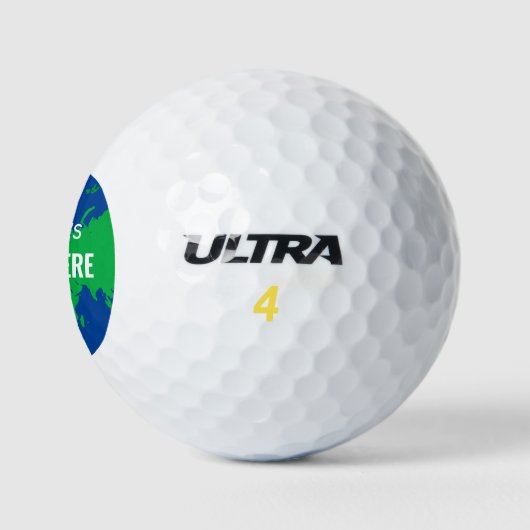 Weltweit der beste Berufliche Job Titel Golfball (Logo)
