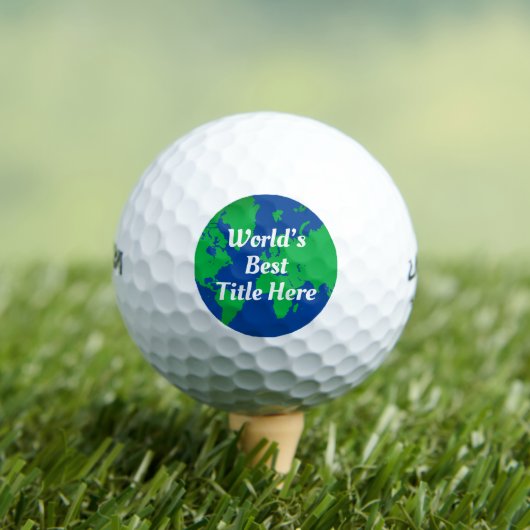 Weltweit der beste Berufliche Job Titel Weltklasse Golfball (Insitu T-Shirt)