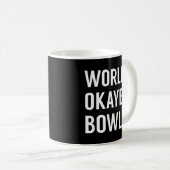 Weltweit der beste Bowler - Spaß im Bowling Kaffeetasse (VorderseiteRechts)