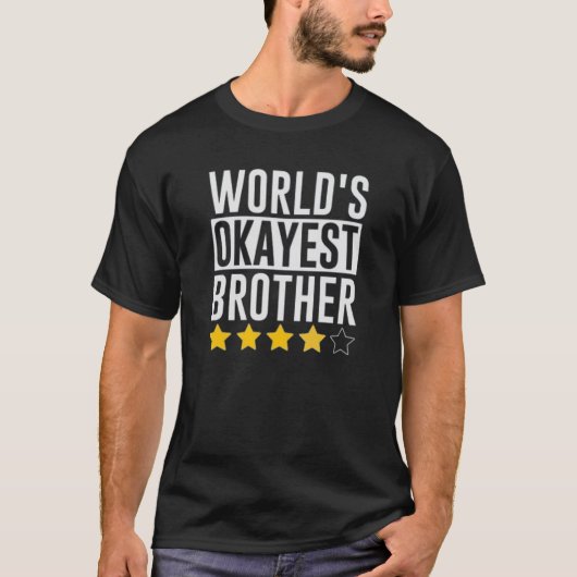 Weltweit der beste Bruder T-Shirt (Vorderseite)