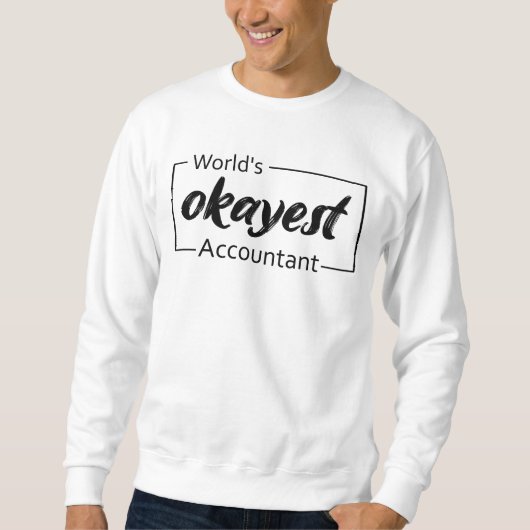 Weltweit der beste Buchhalter Sweatshirt (Vorderseite)