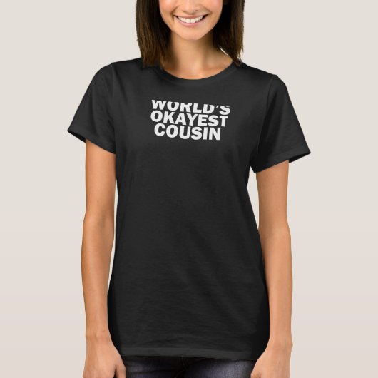 Weltweit der beste Cousin T-Shirt (Vorderseite)