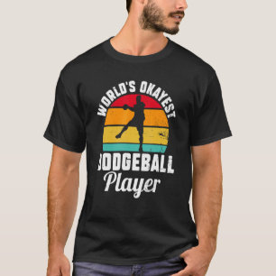 Weltweit der beste Dodgeball Player Retro Dodge Ba T-Shirt