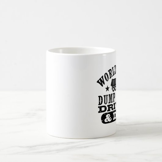 Weltweit der beste Dump Truck Driver and Vater Kaffeetasse (Mittel)