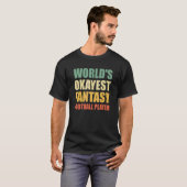 Weltweit der beste Fantasy Football-Spieler T-Shirt (Vorne ganz)