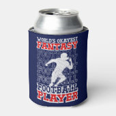 Weltweit der beste Fantasy Football Spieler USA Fa Dosenkühler (Kanne Vorderseite)