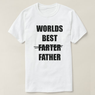 Weltweit der beste Farter (Vater) humorvolle Männe T-Shirt