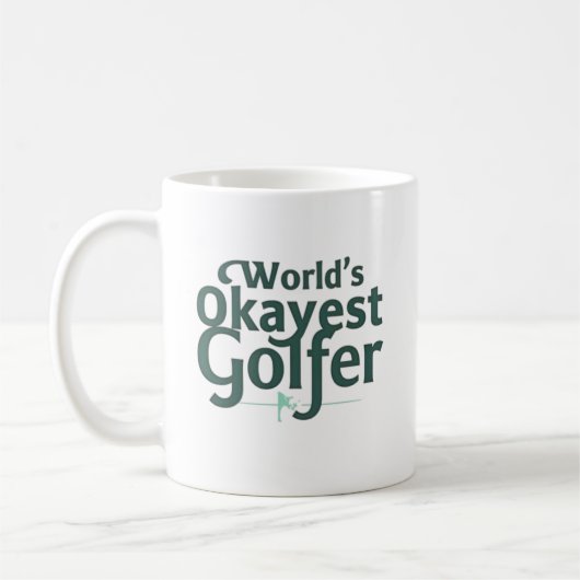 Weltweit der beste Golfer | Funny Golf Kaffeetasse (Links)