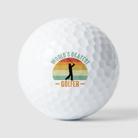 Weltweit der beste Golfer Golfball (Vorderseite)