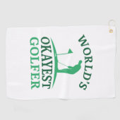 Weltweit der beste Golfer Golfhandtuch (Horizontal)