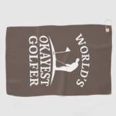 Weltweit der beste Golfer Golfhandtuch (Horizontal)