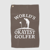 Weltweit der beste Golfer Golfhandtuch (Vorderseite)