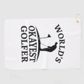Weltweit der beste Golfer Golfhandtuch (Horizontal)
