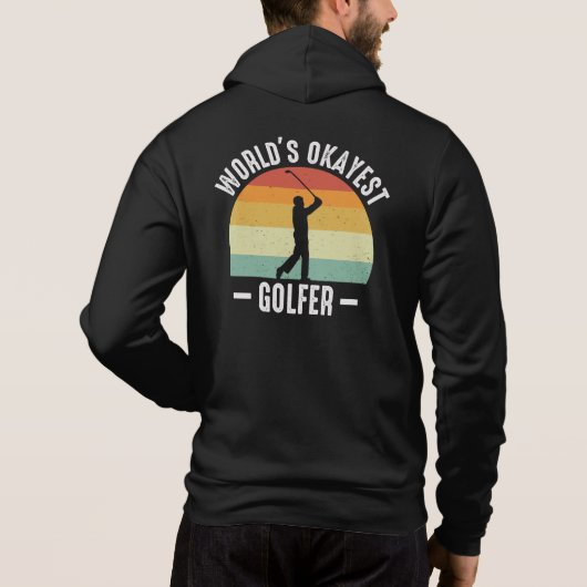 Weltweit der beste Golfer Hoodie (Rückseite)