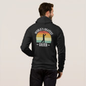 Weltweit der beste Golfer Hoodie (Schwarz voll)