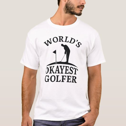 Weltweit der beste Golfer T-Shirt (Vorderseite)