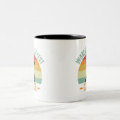 Weltweit der beste Golfer Zweifarbige Tasse (Mittel)
