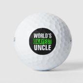 Weltweit der beste Onkel Golfball (Vorderseite)