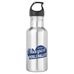 Weltweit der beste Pickleballer Edelstahlflasche