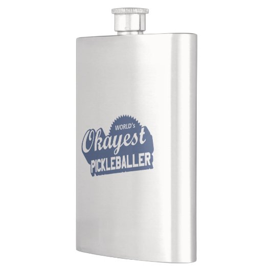 Weltweit der beste Pickleballer Flachmann (Links)