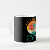 Weltweit der beste Pingpong-Spieler Kaffeetasse (Vorderseite Links)