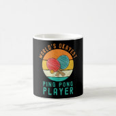 Weltweit der beste Pingpong-Spieler Kaffeetasse (Mittel)