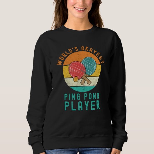 Weltweit der beste Pingpong-Spieler Sweatshirt (Vorderseite)