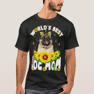 Weltweit der beste Tag der Mama der Mops T-Shirt