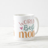 Weltweit der beste Tag der Niedlichen Mama Kaffeetasse (VorderseiteRechts)