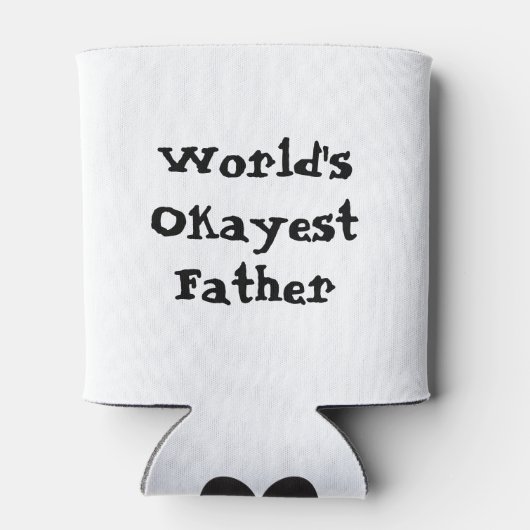 Weltweit der beste Vater Dosenkühler (Rückseite)