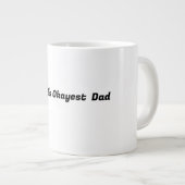 Weltweit der beste Vater Jumbo-Tasse (Vorderseite Rechts)