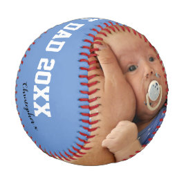 Weltweit der beste Vater Vatertag Custom 2 Foto Bl Baseball