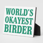 Weltweit der beste Vogelbeobachter Fotoplatte (Seite)