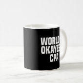 Weltweit der beste zertifizierte Wirtschaftsprüfer Kaffeetasse (VorderseiteRechts)