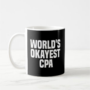 Weltweit der beste zertifizierte Wirtschaftsprüfer Kaffeetasse