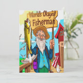 Weltweit der gute Fischer Einladung (Stehend Vorderseite)