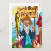 Weltweit der gute Fischer Einladung (Vorne/Hinten)